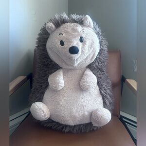 Hedgehog Stuffed Animal|Over Size 24” Brown|Cream Hedgehog Stuffed Animal